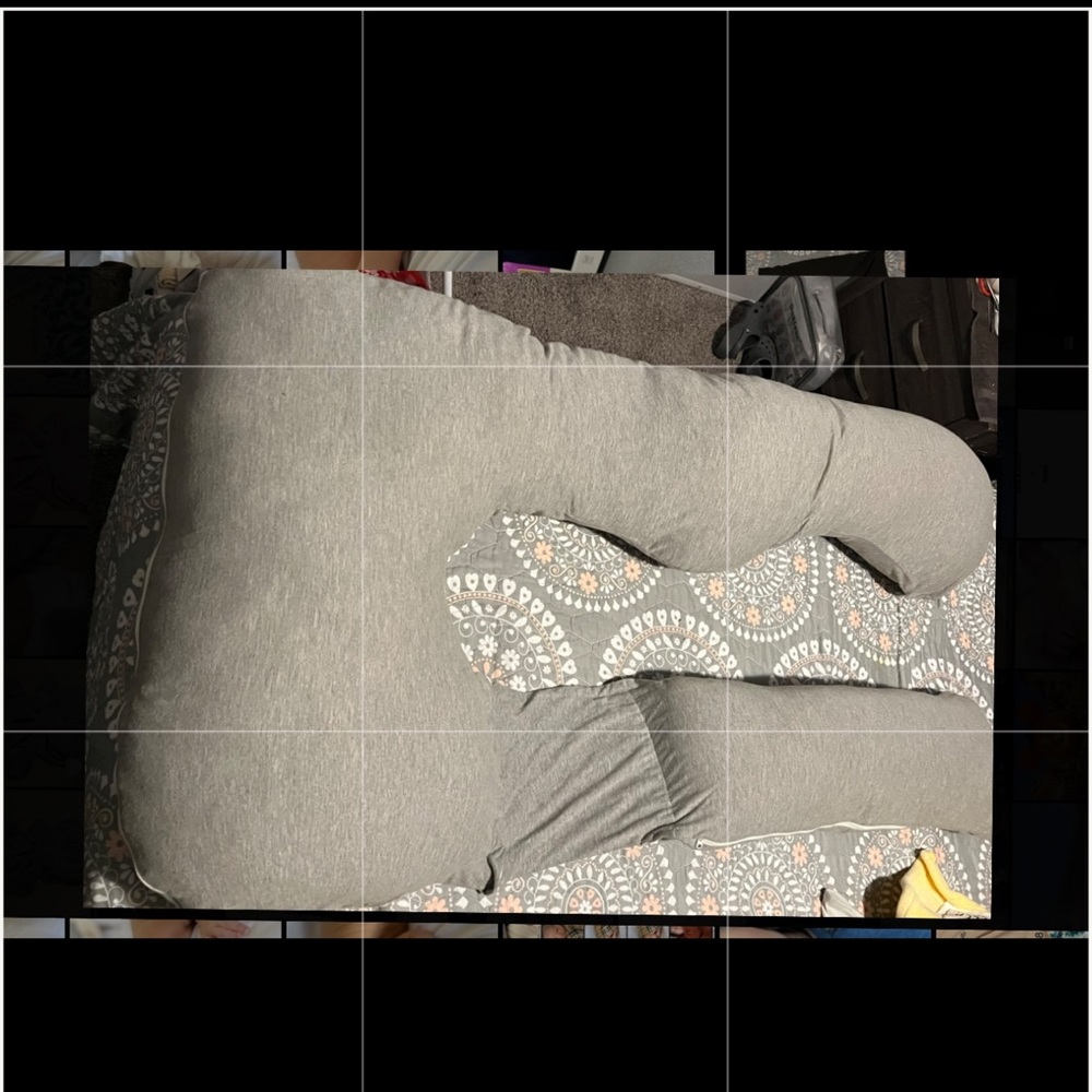 Gray Pregnancy pillow